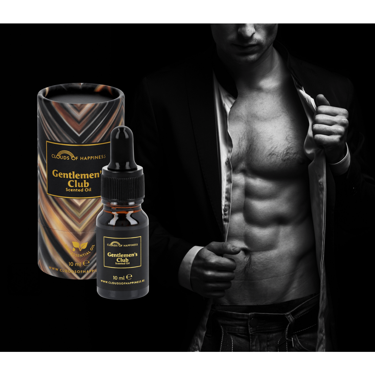 Giftbox Car Diffuser + Scented Oil Gentlemans Club