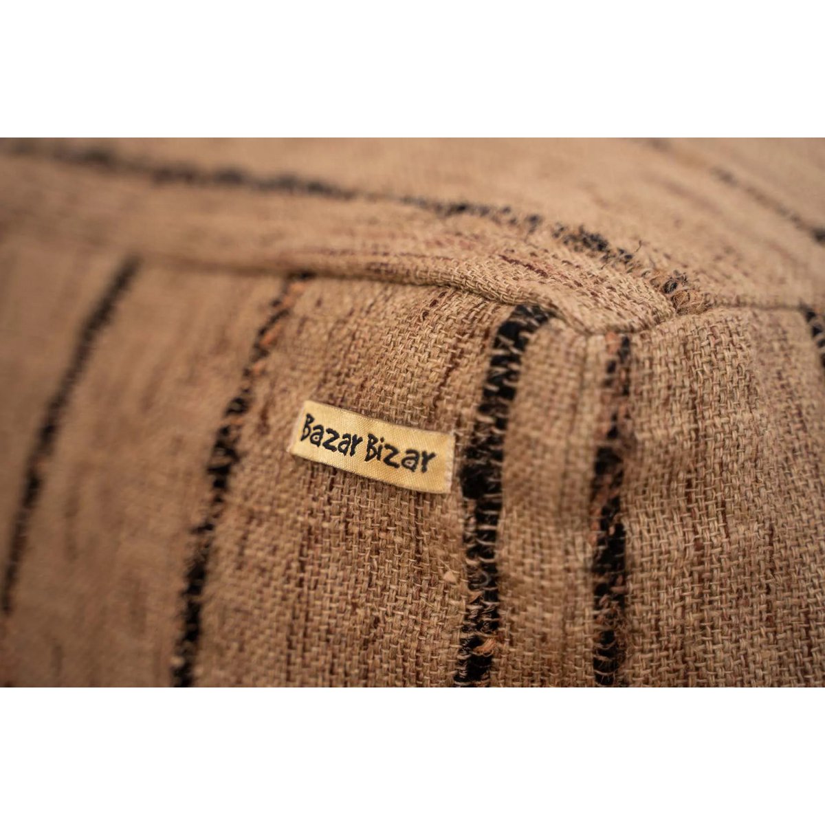 De Oh My Gee Poef - Beige Zwart