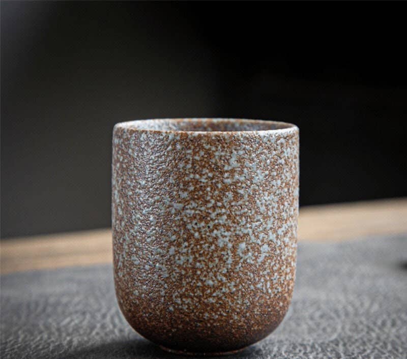 Gohobi Ceramic zwart gouden theekopservies in Japanse stijl