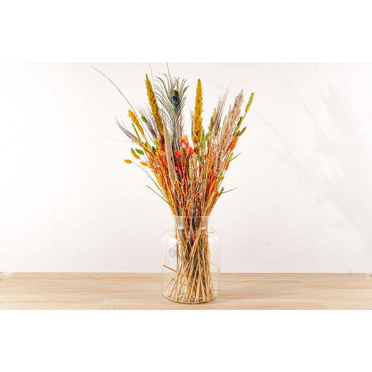 Droogbloemen - Kleurrijke Natuur - Droogboeket - 70cm