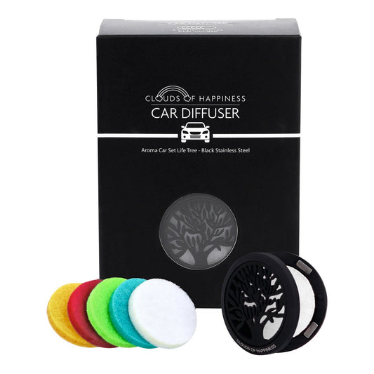 Car Diffuser Life Tree Stainl. Steel Zw.