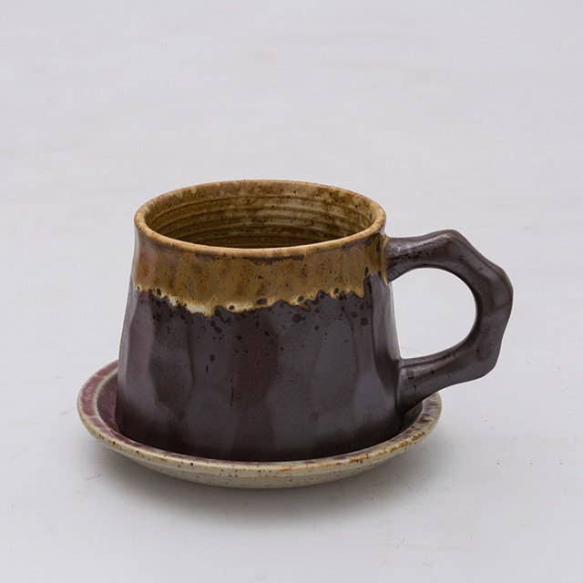 Rustieke Handgemaakte Japanse Koffiekop