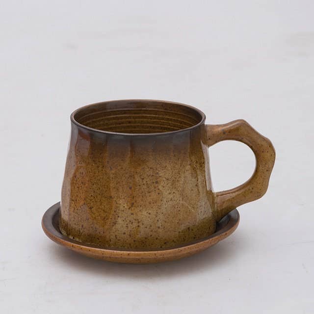 Rustieke Handgemaakte Japanse Koffiekop