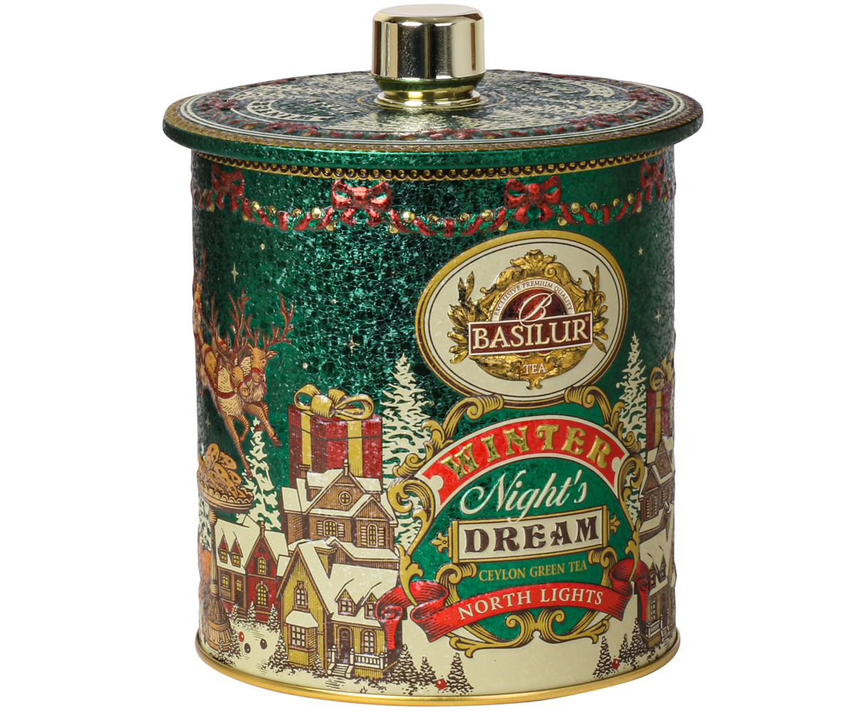 North Lights thee 100g (groene thee, aardbeien- en rozenthee)