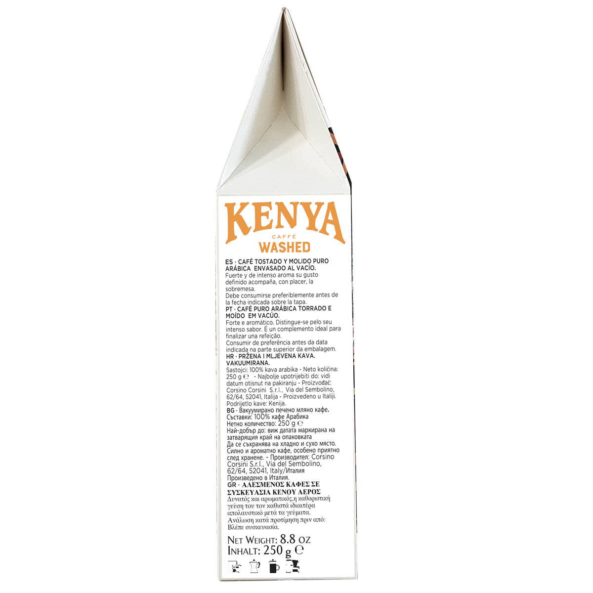 Compagnia dell'Arabica Corsini - gemalen koffie 250 gram