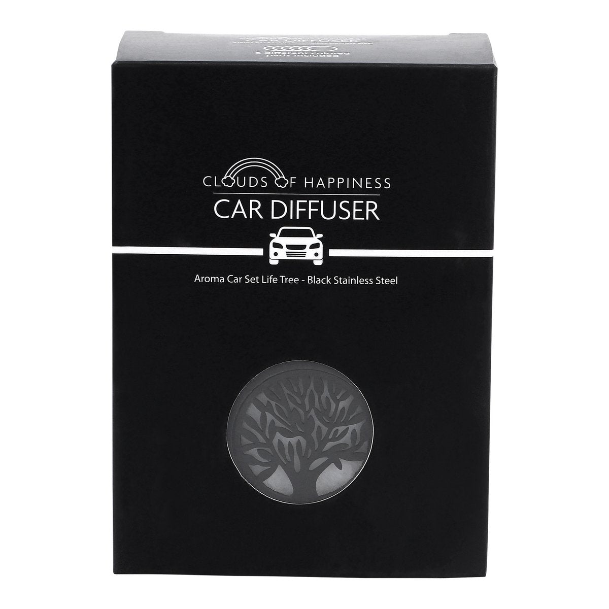 Car Diffuser Life Tree Stainl. Steel Zw.