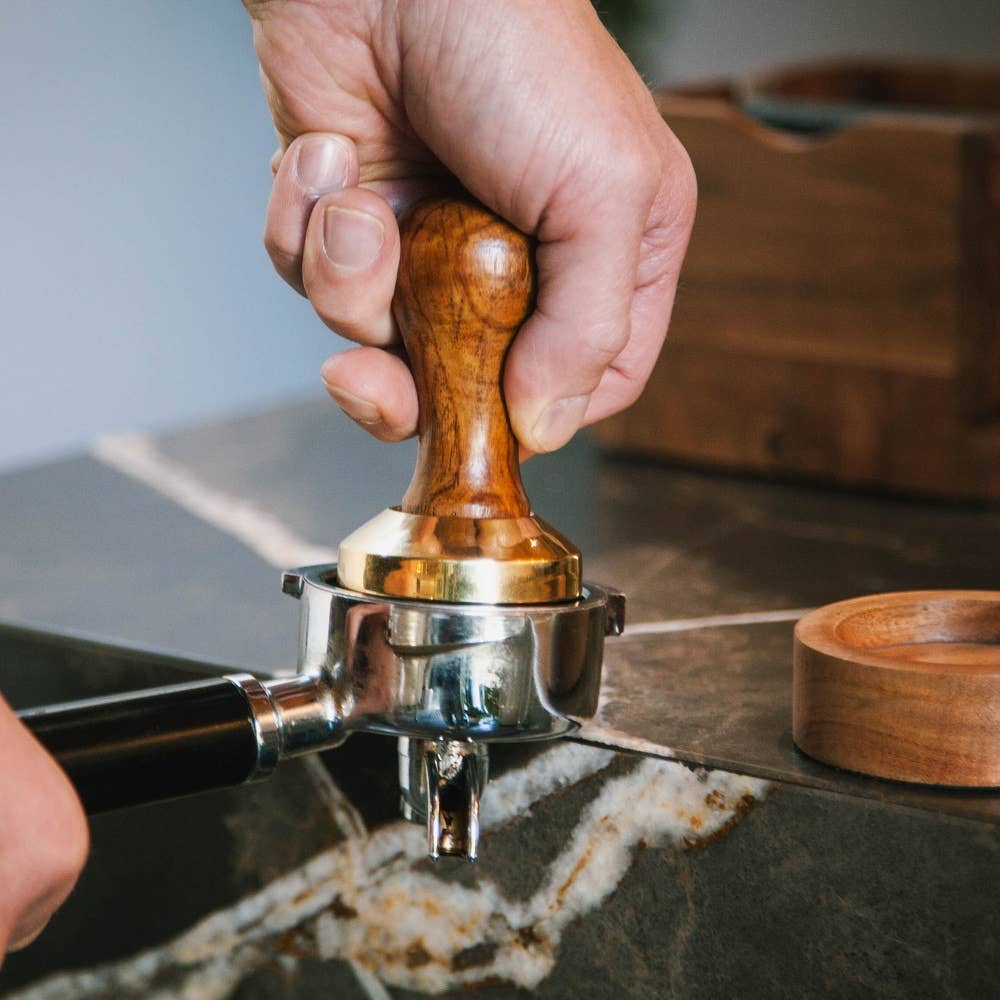 Acaciahouten Tamper voor espresso
