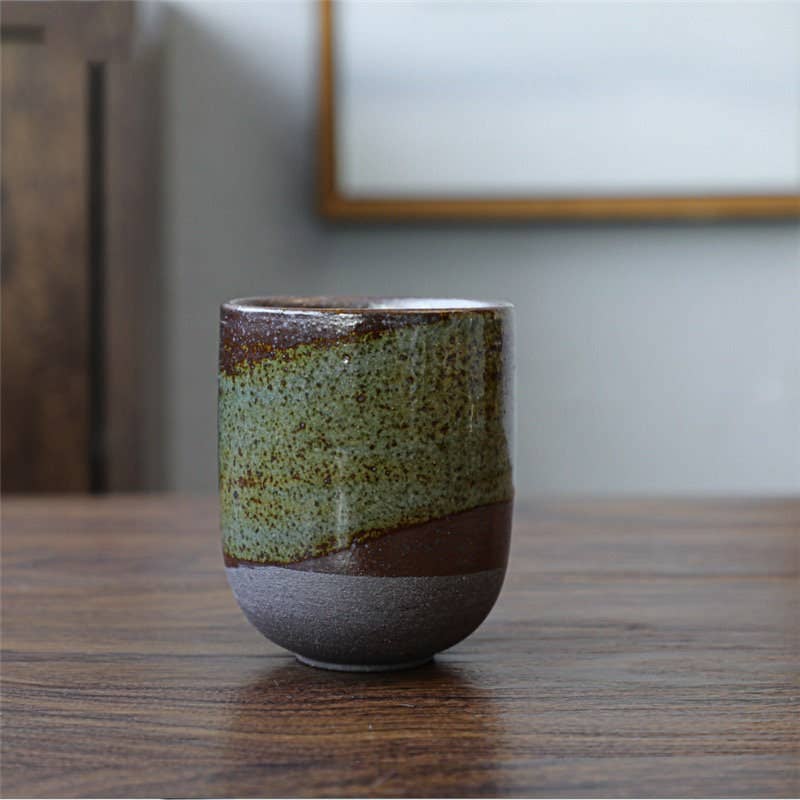 Gohobi Ceramic zwart gouden theekopservies in Japanse stijl