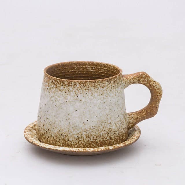 Rustieke Handgemaakte Japanse Koffiekop