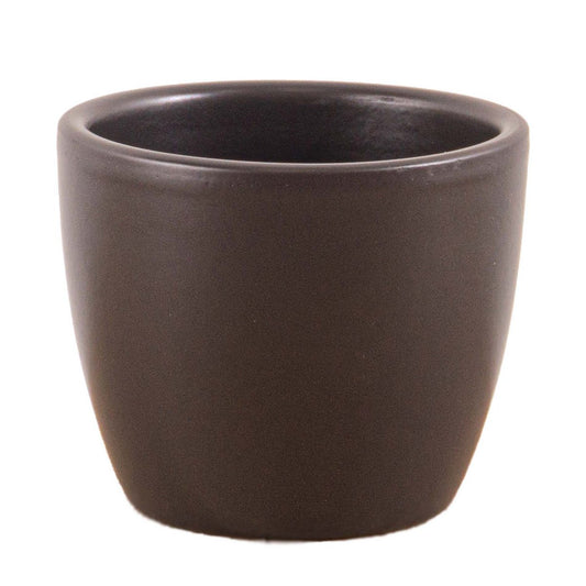 Minipotje - Antraciet mat - 7 cm