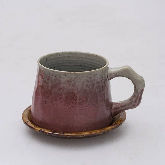 Rustieke Handgemaakte Japanse Koffiekop